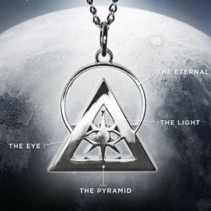 Silver Rhodium Illuminati Talisman