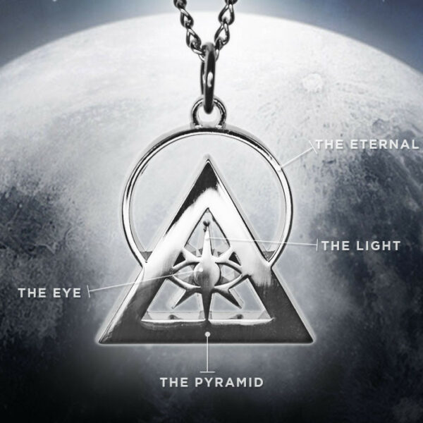 Silver Rhodium Illuminati Talisman